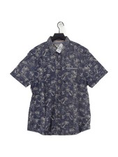 Mantaray Men's Shirt L Blue