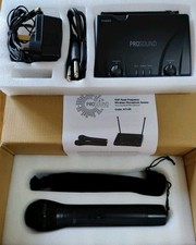 Dual X1 Mic Missing Handheld Microphone VHF Wireless System 173.8 + 174.8MHz