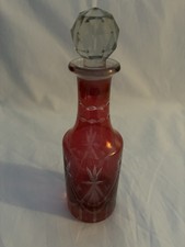 Small Engraved Cranberry