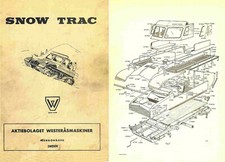 Snow Trac Snowcat SNO-CAT User Parts Repair Manuals ST-4 TRACTOR VINTAGE  
