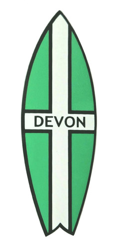 Devon flag surfboard - devon,