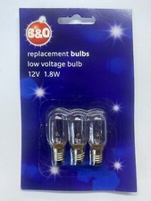 3x Christmas Light Bulbs 12v