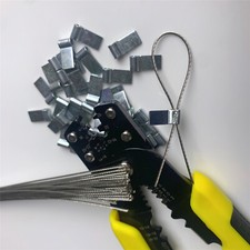 100 SPECIAL LEAD SEAL TAMPER ELECTRIC METER SEALS CRIMPING PLIERS SECURITY TAGS