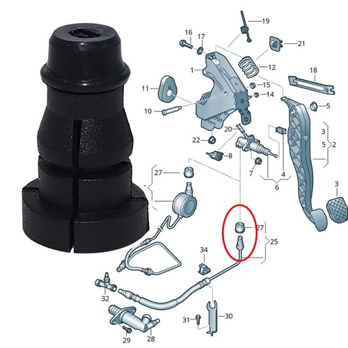 Brake clutch slave master - brake,