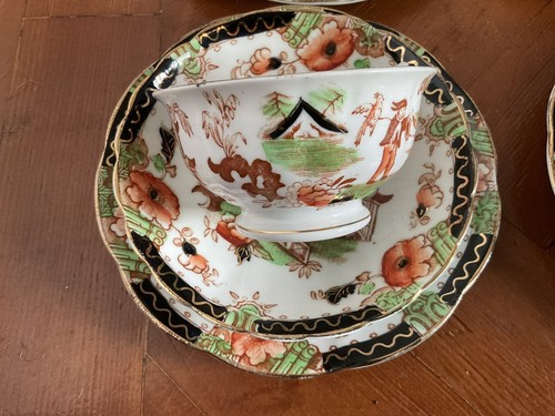 Rare antique tea set - set,