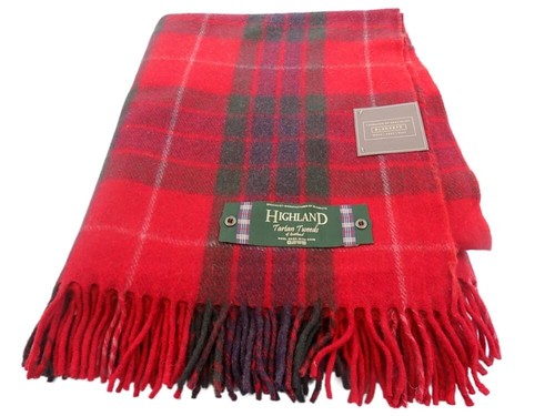 Highland wool blend tartan - highland,