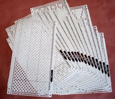 Pre-punched card set for