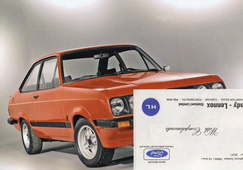 Ford escort mk2 - mk2, rs2000