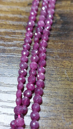 Natural ruby red corundum - natural,