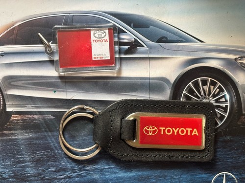 Two toyota keyrings - keyrings, yaris