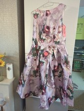 Chi Chi Ariyah Floral Print Dress, Pink/Multi Dusky