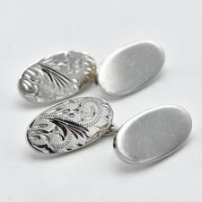 Vintage pair solid silver - pair,