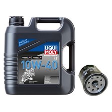 Maintenance Kit for Honda VFR 800 FI RC46B 1998, LIQUI MOLY 10W-40 4L, Oil Filter