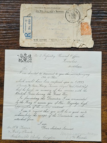 Ww1 war office 1914 star - war, 1914/15