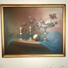 Still Life Fruit By Hungarian Artist Jozsef Molnar