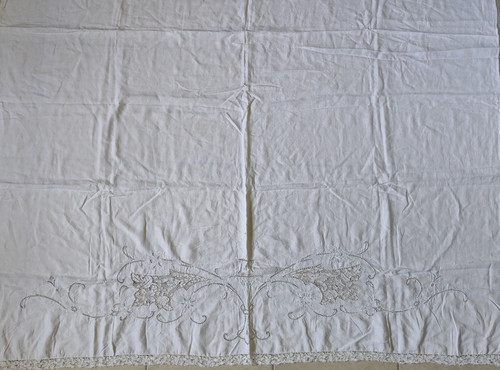 Antique european embroidered - ,
