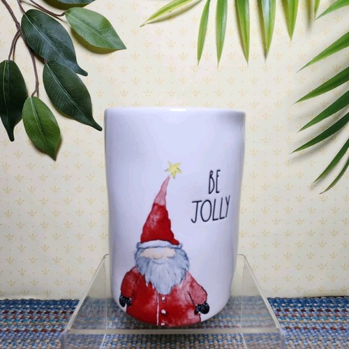 Rae dunn white jolly - rae, santa