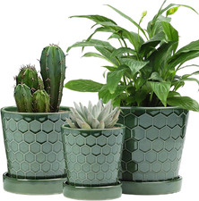 Ceramic Plant Pots,4+5+6 Inch