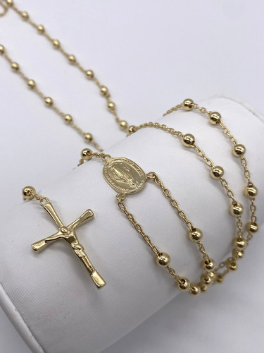 9ct yellow gold rosary bead - 9ct,