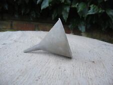 Small Vintage Galvanised Metal Funnel With filter  (1219)