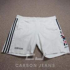 MENS VINTAGE ADIDAS STRAIGHT LEG SPORTS SHORTS 36-38"W / REF (03869)