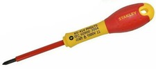 STANLEY PH0x75 VDE Phillips SCREWDRIVER PH0 x 75mm CROSS HEAD Insulated
