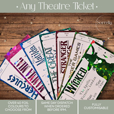 Foiled Personalised Theatre