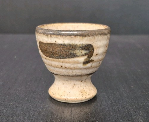 Studio pottery egg cup - studio,
