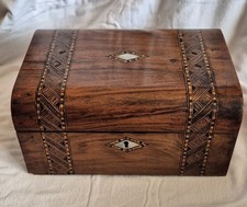 Tunbridge Ware Walnut Veneer Box