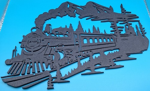 Steam train wall art print - steam,
