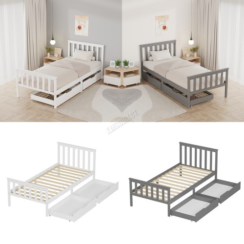 Westwood wooden single bed - wooden,