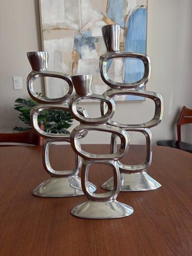 Vintage aluminum brutalist - vintage,