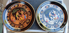 Pair of Greek hand Made plates