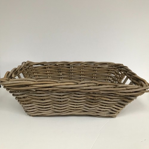Large woven rattan basket - large,
