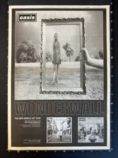 OASIS - WONDERWALL 1995 15X11"' Poster Sized Advert L396