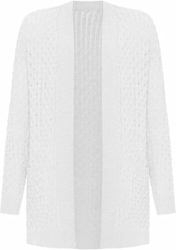 Ladies cable knitted open - ladies,
