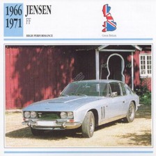1966-1971 JENSEN FF Classic Car Photo/Info Maxi Card