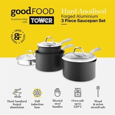 Good Food 3 Pc Saucepan Set