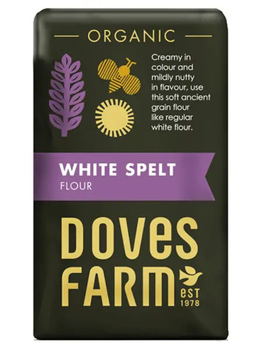 Organic white spelt flour 1kg - organic,