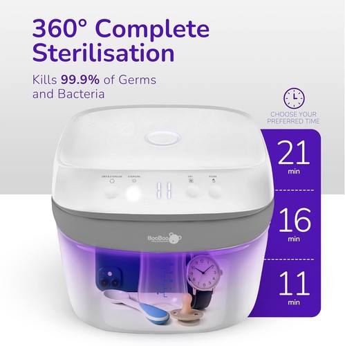 Booboo baby pro steriliser - booboo,