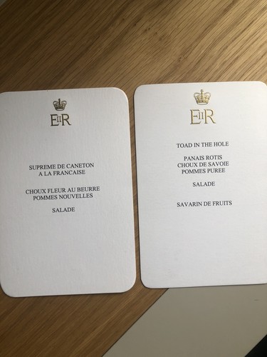 Vintage genuine royal menus - royal,