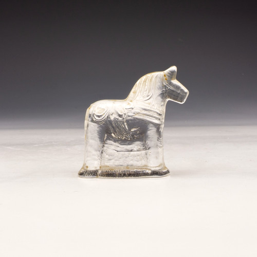 Lindshammar glass horse formed - glass,