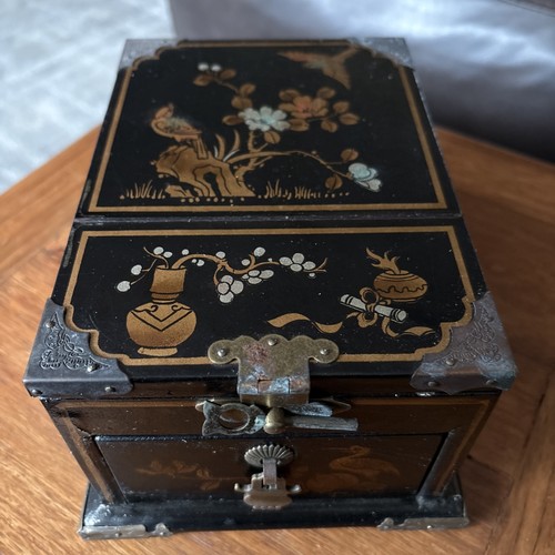 Vintage black with - vintage, gold