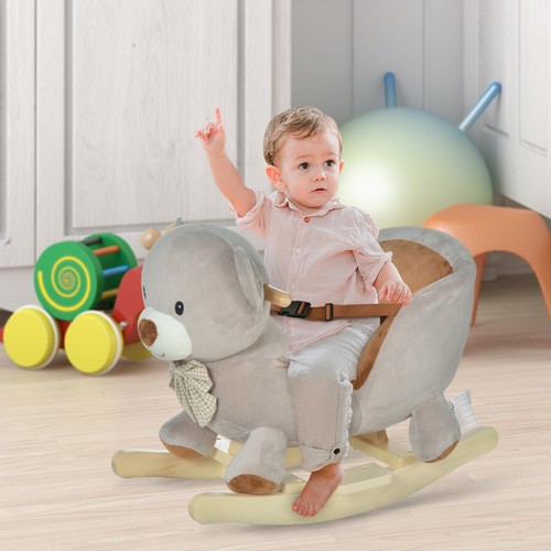 Kids rocking bear plush ride - kids,