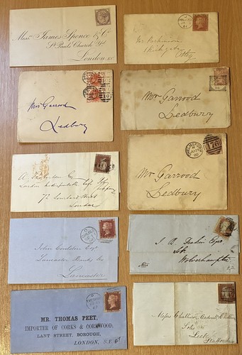 Victorian postal history lot - history,