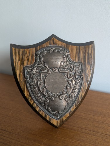 Sterling silver shield - sterling, award