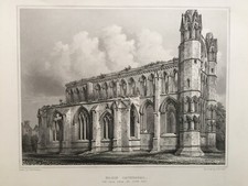 1852 Antique Print; Elgin