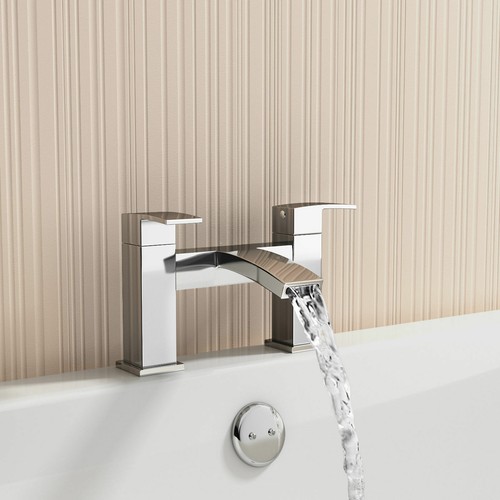Waterfall bathroom taps chrome - waterfall,