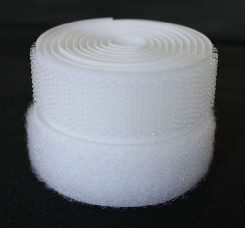 White sew sticky hook - white,