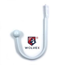 LARGE STYLISH CURTAIN HOLD BACK Metal Tie Tassel Arm Hook Loop Holder Ball End